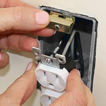 electrical outlet box clips|electrical outlet box repair clips.